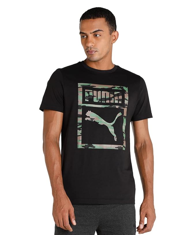 Puma Men Cotton Printed Slim Fit T-Shirt